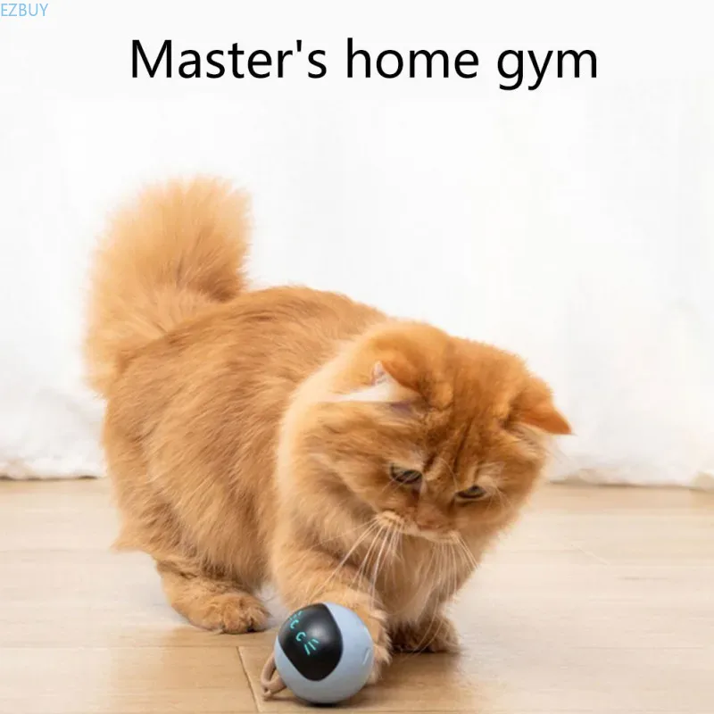 Automatic Moving Dog Ball - Интерактивная игрушка-мячик для кошек, USB-перезаряжаемая, автоматически