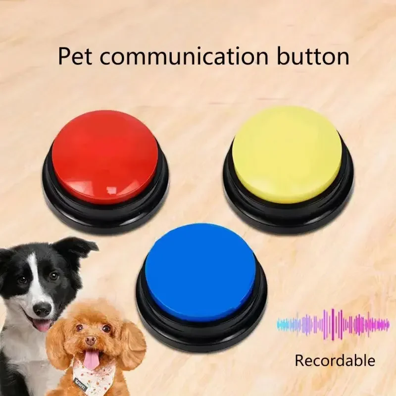 Interactive Squeaky Plush Dog Toy - Звуковая коробка для домашних животных, записываемая