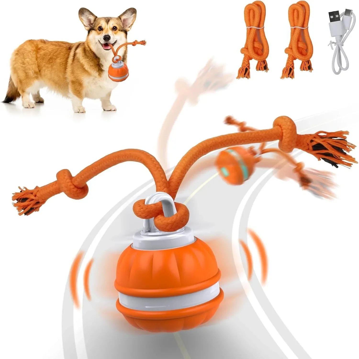 Интерактивная игрушка для соба – обзор и цена Automatic Moving Dog Ball