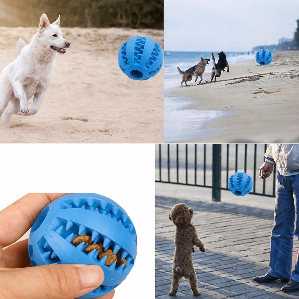 Резиновый мяч для жевания для  – обзор и цена Rubber Treat Dispensing Dog Toy