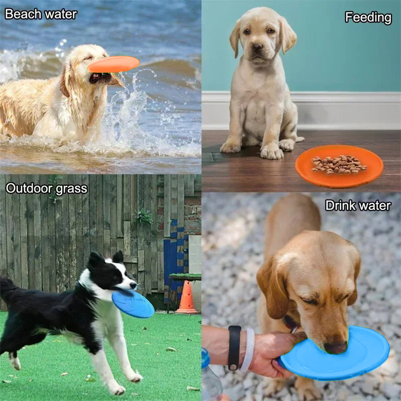 Многоцветная игрушка для собак – обзор и цена Flying Disc Dog Training Toy