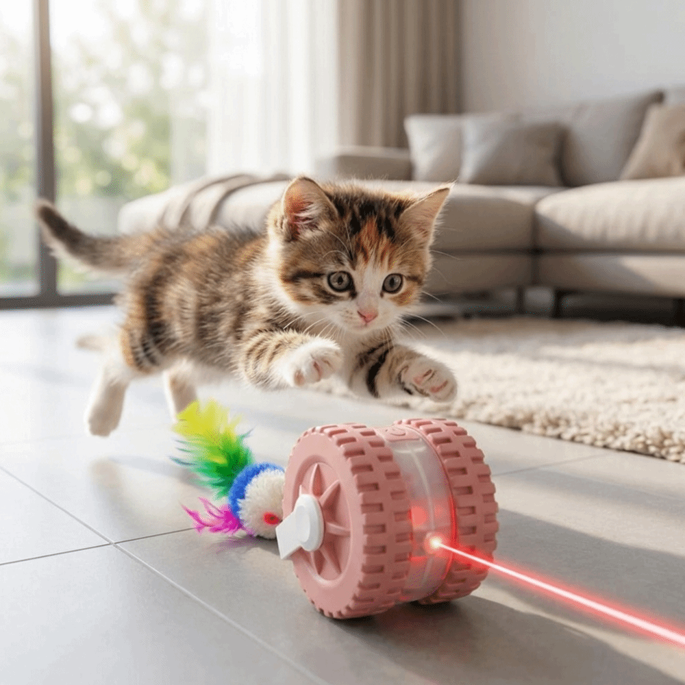 Интерактивная игрушка для коше – обзор и цена Automatic Moving Dog Ball